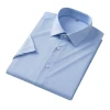 Mercerized cotton men's shirt, four-sided elastic non-ironing long-sleeved shirt, high-end business shirt, breathable and smooth workwear Item Picture